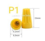 SATUAN 1pc Lasdop 1mm P1 Abu-Abu / Lasdop 4mm P4 Kuning / Lasdop 6mm P6 Merah Sambungan kabel / Kone