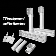 Heeman4u TV Background Wall Embedded Box PVC 86Type TV Cabinet Switch Cable Box TV Mount Wire Concealing Tool Set电视背景墙底盒