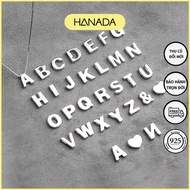 Hanada 925 Silver Necklace Letter Pendant 0770 F1