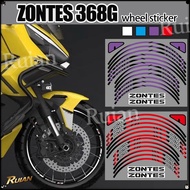 368G Special Wheel Hub Sticker Is Suitable for Zontes 368G Motorcycle Accessories, Wheel Rim Decorat