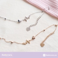 [ FREE SHIPPING ] Heartbeat Moment Bracelet - RoseGold / Silver  [SG READY STOCK]