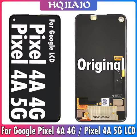 Original For Google Pixel 4A 4G G025J LCD Display Touch Digitizer Screen For Google Pixel 4A 5G GD1Y
