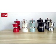 ( PRO+++ ) โปรแน่น.. หม้อต้มกาแฟ Moka Pot SKU K91-SV (สีเงิน) ขนาด 6 คัพ 300 ml. และ 3 คัพ 150 ml. สินค้าคุณภาพเกรด A ที่จับทนความร้อน ราคาสุดคุ้ม เครื่อง ชง กาแฟ เครื่อง ชง กาแฟ สด เครื่อง ชง กาแฟ แคปซูล เครื่อง ทํา กาแฟ