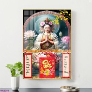 Latest calendar 2026 With 3D Mirror Buddha Painting