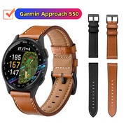 Garmin Approach S50 strap Leather strap for Garmin Approach S50 smart watch strap Sports wristband