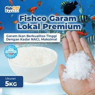 Fishco Salt Garam Ikan kasar/krosok Kristal Import 5kg karungan