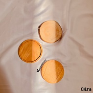 KAYU Mahony WOOD COASTER / WOODEN GLASS COASTER / GLASS COASTER / WOODEN COASTER / WOODEN SPEC