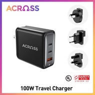 Across Globe 100W GaN Fast Charger with P.D. 3.0 PPS and Q.C 3.0 for MacBook iPad Pro iPhone 15 14 1
