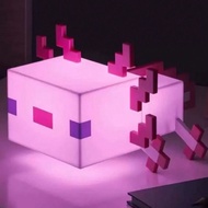 Minecraft Accessories Rechargeable Axolotl Night Light Plush Doll, TNT Bomb Model Small Night Light,