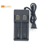 1 PCS 2-Slots Li-Ion Battery Charger 3.7V 18650 16340 14500 Li-Ion Rechargeable Battery Charger 1865