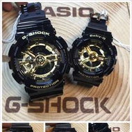 全新 Casio G-shock Baby-g 卡西歐 手錶 情侶對錶 情侶 黑金不敗