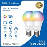 TP-Link Tapo L530E L535E Multicolor & L510E Warmcolor Smart Wifi Light Bulb (1pack and 2pack)