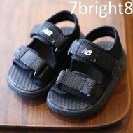 #happykids Baby Shoes New Balance 紐巴倫 – Korean Velcro Black & Grey 韓國潮流嬰幼兒涼鞋 Sandal Kasual Anak Bali