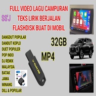 FLASHDISK 32GB VIDEO LAGU DI MOBIL TV ANDROID KARAOKE VOKAL ON