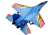 Jojotoy Mainan Pesawa Terbang Remote Control SU-35 Fighter Pesawat Kendali Jarak Jauh Mainan Anak La