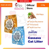 Cature Purcats Natural Cassava Clumping Cat Litter Pasir Kucing / Pasir Ubi kayu 99.9% No Dust