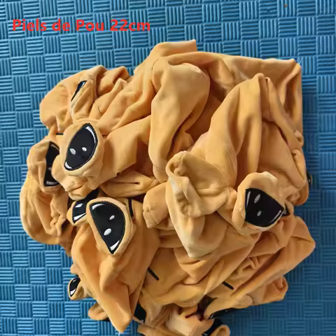22cm 50pcs/Lot Robot 2 Models Plush Skins Unstuffed Plush Skin No Filling DIY Semi-finished Product
