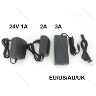 220v AC Converter to DC 24V 1A 2A 3A 2000ma 1000ma 3000MA EU US AU UK Plug Server Power Supply Adapt