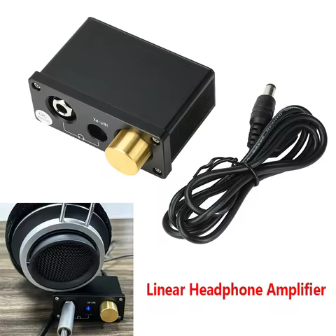 DC 5-12V Xz-U101 Linear Headphone Amplifier Board Stereo RCA Audio Loudspeaker for 3.5mm/6.35mm Head