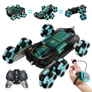GYXL Gesture Sensing Stunt RC Car, 6WD Climbing Cars, RC Stunt Drift. 2.4Ghz Rechargeable Dual Remot