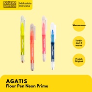 AGATIS HIGHLIGHTER/FLOUR PEN NEON Prime (1 PCS) HIGHLIGHTER HIGHLIGHTER PEN HIGHLIGHTER SET HIGHLIGH