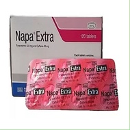 NAPA EXTRA  500mg/565MG & NAPA 500mg 10 PAPAN 120 Tablets (10*12= 120 Tablets).