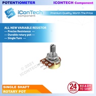 Potentiometer Variable Resistor 1k 5k 10k 100k Ohm WH148 Single Shaft Potentiometer