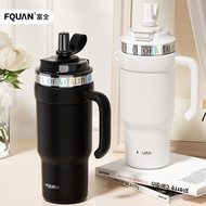 FQUAN Large-Capacity Ice Master Cup Car Thermos Cup Large-Capacity Water Cup Boys Girls High-Value C