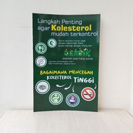 Health Poster ImportantLANGKAH for Cholesterol, Easy to Control - Cholesterol, Prevent High Choleste