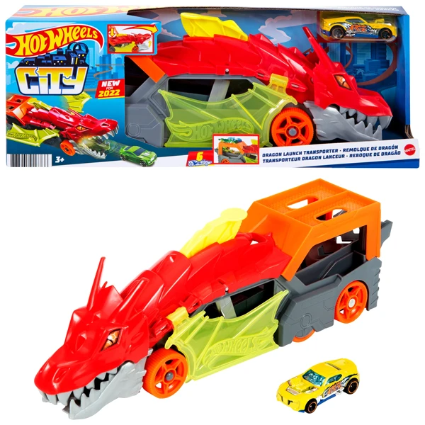 Đồ Chơi Siêu Xe Hỏa Long Cuồng Nộ - Hot Wheels GTK42