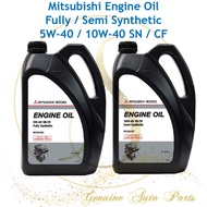 ( 100% Original ) Mitsubishi Engine Oil 4L Fully Synthetic 5W40 SN/CF MZ320362 Semi Synthetic 10w40 