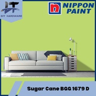 1L / 5L Nippon Paint Sugar Cane BGG 1679 D For Interior Wall Paint（Satin Glo / Easywash / Super Mate