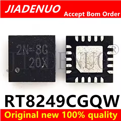 (2-5pcs)100% Original New RT8249CGQW RT8249C Printing Silk 2N=2F 2N=2C 2N= QFN20 Chipset
