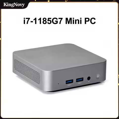 11th Gen Intel i7 1185G7 Gaming Mini PC Windows 11 Desktop Office Barebone Pocket Computer Gamer DDR