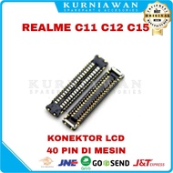 Lcd Connector Lcd Socket Lcd Connector Fpc Realme C11 C12 C15 40 Pin