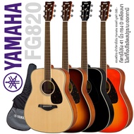 Yamaha FG820 41 Inch Acoustic Guitar D Shape Solid Wood Top Spruce/Mahogany Glossy + Bag ** Best Selling Model