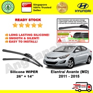 Genuine Silicon Wiper / Hybrid Wiper (For Hyundai Elantra 2010-2015)