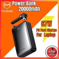 Mcdodo MC-433 67W 20000mAh 3Ports Ultra Mini USB C Portable Charger PD 67W 65W 45W Power Bank 20000m