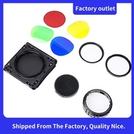 For  AD300PRO Flash Compatible Accessories Kit-BD-10 Barndoor, Honeycomb Grid, 4 Color Filters Inclu