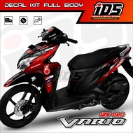 Stiker Vario 125 Old Full Body Decal Vario 125 Old 2013 2014 2015 Full Body Desain Petronas