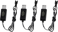 ZYGY 3pcs AA 4.8V USB Charging Cable SM-2P Plug for Charging Remote Control Toy Car RC Truck Special