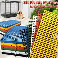 3FT Dog pet cage matting thick anti slip heavy duty plastic matting floor cage matting for dog matti