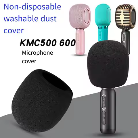 N67R-2Pcs Windscreen Cover Microphone Windproof Windshield Filter Foam for JBL KMC500 KMC600 Mini Fo