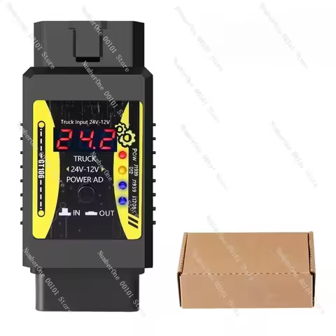 GT106 Large Truck Truck Bus Heavy Duty Truck OBD Diagnostic Head Power Supply 24V to 12V Buck