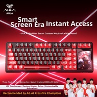 Aula L99 Wireless Mechanical Gaming Keyboard RGB Backlight Smart Display Multi-Mode Suitable for Gam
