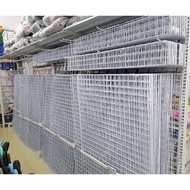 ♞,♘Steel Matting Vertical Garden Mesh Wire Steel Thick White Steel Matting