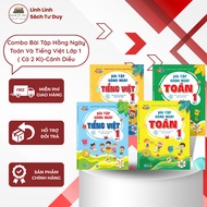 Book - Daily Exercise Combo Math and Vietnamese Grade 1 - Kite Math Exercise Book