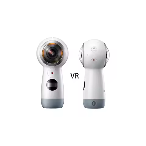 4K VR Camera Video Photo Real 360° Dual Lens Spherical for Samsung SM-R210 Gear 360 (2017 Version)