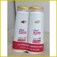 ♚ ☼ ∏ Dove bio-keratin Straight & Silky Shampoo Pink 160ml - BUY1TAKE1!