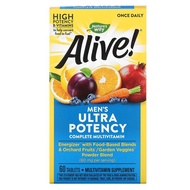 Nature's Way, Alive! Men's Ultra Potency Complete Multivitamin, 60 Tablets
